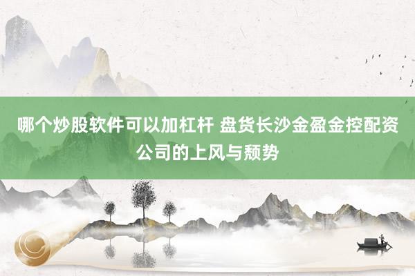 哪个炒股软件可以加杠杆 盘货长沙金盈金控配资公司的上风与颓势