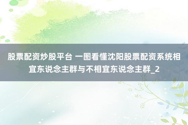 股票配资炒股平台 一图看懂沈阳股票配资系统相宜东说念主群与不相宜东说念主群_2